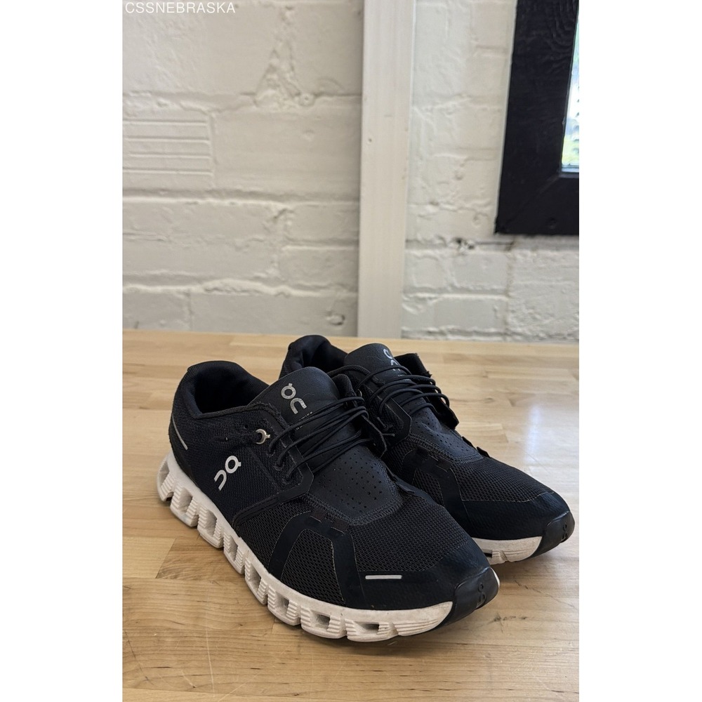On Cloud 5 Black Womens Running Shoes Speed Lace Mesh Sneaker 59.98904 Size 9